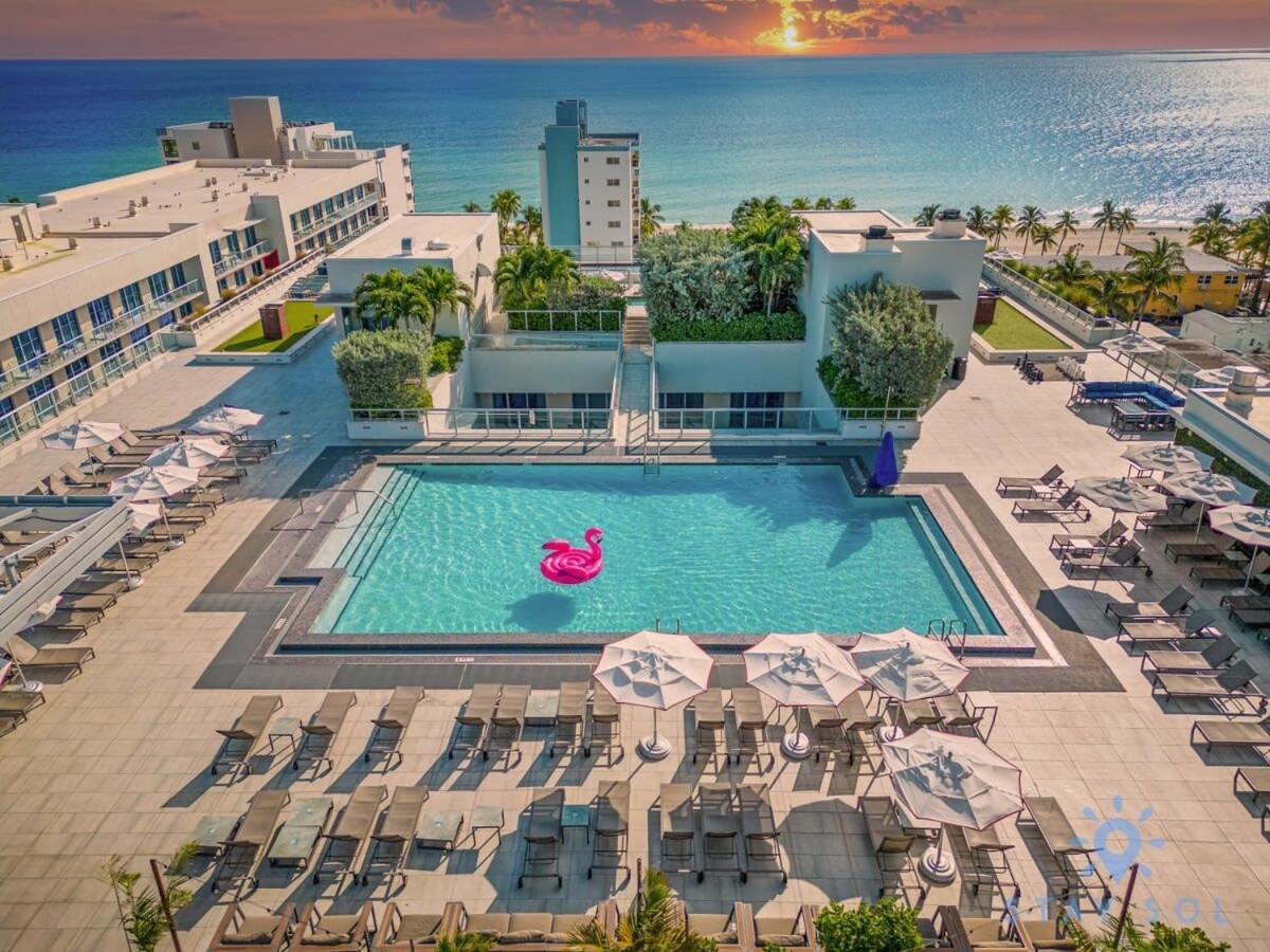 Hollywood Beach Broad - Walk - Gym - Amazing Pool Exterior foto